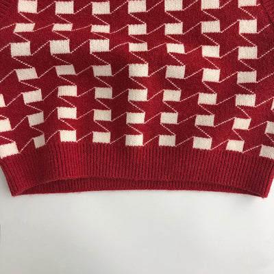 Conjunto de Suéter Tejido Coreano para Niños - Otoño e Invierno - Image 18