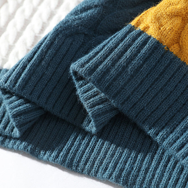 Suéter de Cuello Alto en Cashmere Puro para Parejas - Abrigo Grueso y Suave