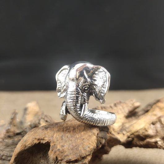 Anillo Elefante Leopardo Unisex - Diseño Salvaje y Elegante
