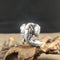 Anillo Elefante Leopardo Unisex - Diseño Salvaje y Elegante