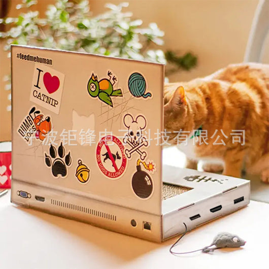 Cuaderno Rascador para Gatos con Cartón Corrugado Plegable - Image 7