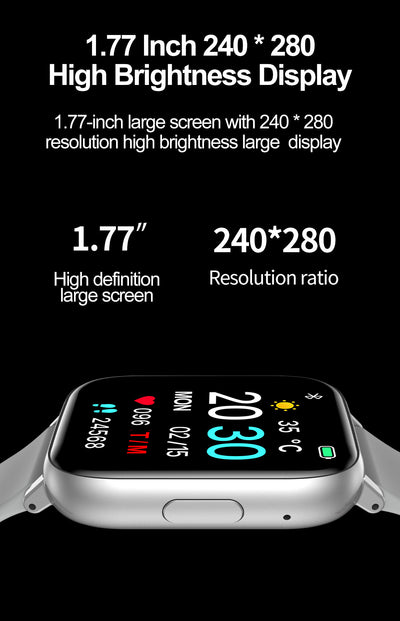 Reloj Inteligente H9 Plus con Monitoreo de Salud y Llamadas Bluetooth - Image 12