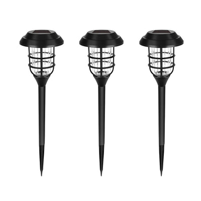 Luz LED Solar para Jardín con Diseño de Franjas - Image 5
