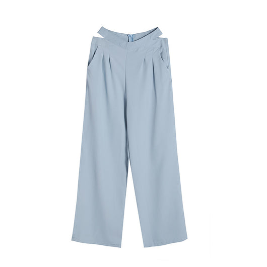 Pantalones Anchos Mujer Verano Talle Alto Tejido Calado - Image 7