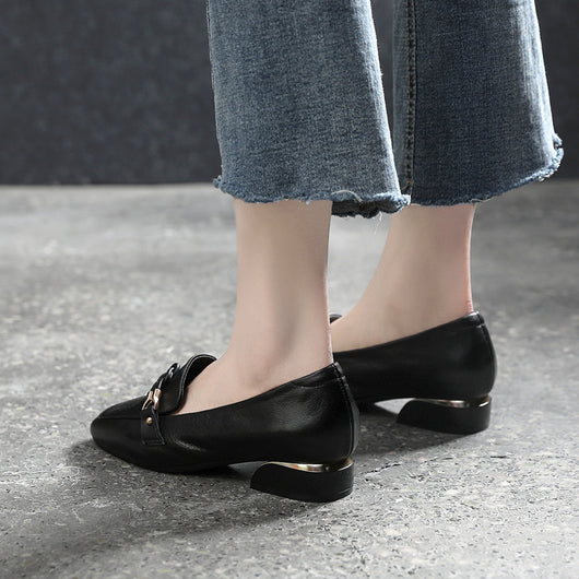 Zapatos de Cuero Genuino para Mujer con Tacón Medio - Colección Primavera - Image 12
