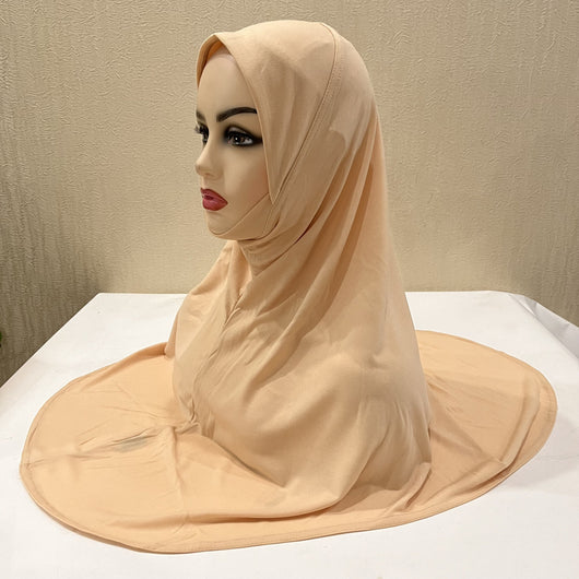Turbante Ligero de Gasa Malaya - Pañuelo Multiuso en Colores Sólidos - Image 43