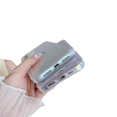 Funda Protectora Bicolor con Bordes Suaves y Efecto Espejo - Image 4