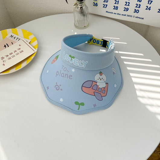 Sombrero de Sol para Niños con Volantes y Protección UV de Dibujos Animados - Image 10