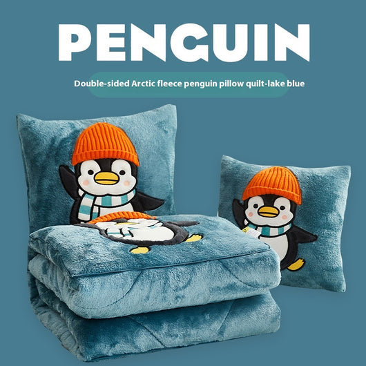 Almohada Manta Térmica Reversible 3D Pingüino - Dos en Uno - Image 8