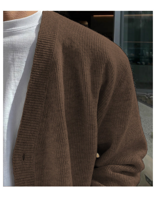 Cardigan Tejido Primavera Otoño para Hombre - Image 6