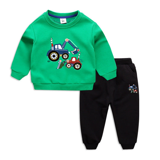 Conjunto de Abrigo Infantil con Forro Polar Engrosado para Invierno - Image 7