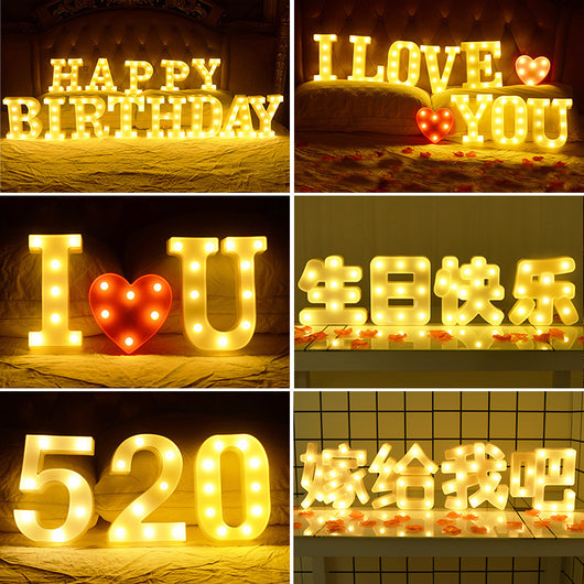 Letras LED Luminosas para Felicitaciones, Propuestas y Decoración - Image 47