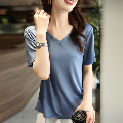 Blusa Suelta de Satén Francés Premium - Image 8