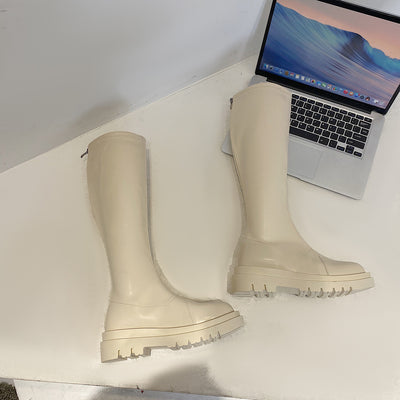 Botas Altas Slim Retro Versátiles - Image 11