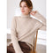 Suéter Cuello Alto Grueso Liso para Mujer