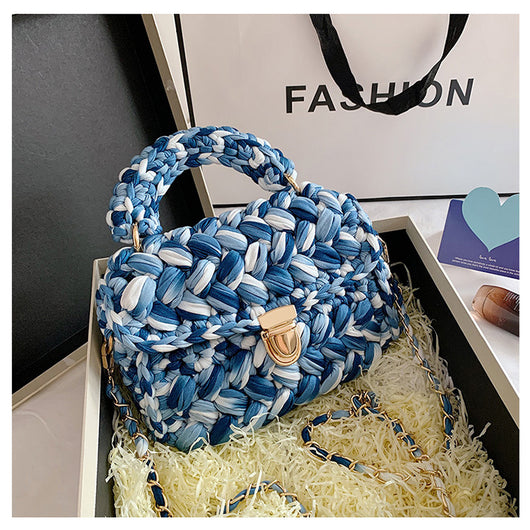 Bolsa Mensajera Tejida a Mano - Diseño Artesanal Crochet - Image 16