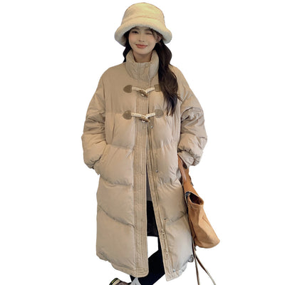 Chaqueta Acolchada Coreana Suelta Midi para Mujer Invierno - Image 5