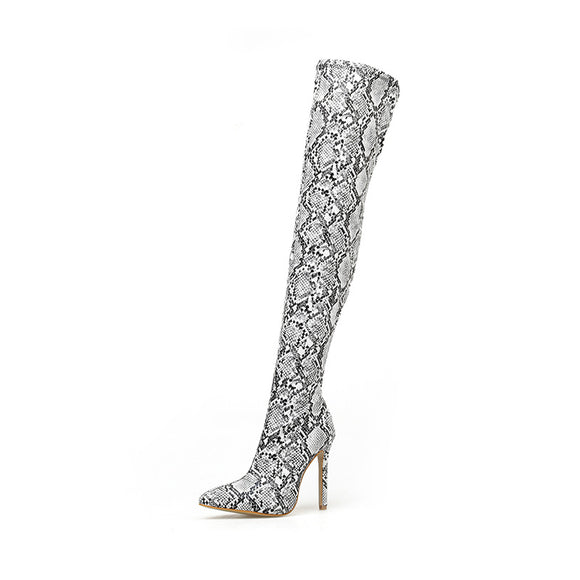 Botas Over-the-knee de Tacón Stiletto Ultra Alto para Mujer