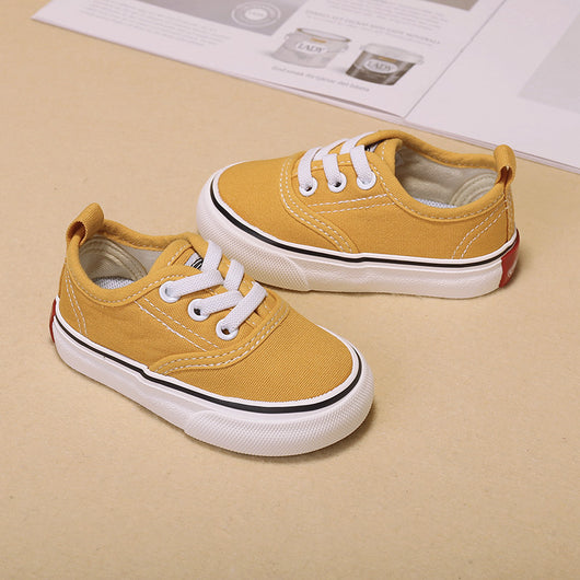 Zapatillas Infantiles de Lona Oso - Colores Sólidos - Image 5