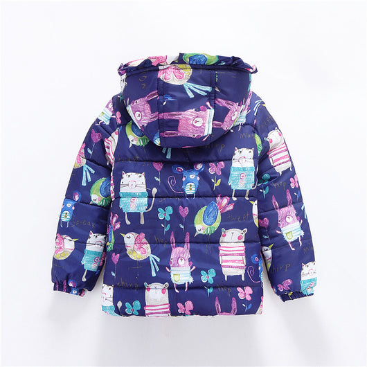 Chaqueta Acolchada con Capucha Graffiti Fashion Plus para Niños - Image 5