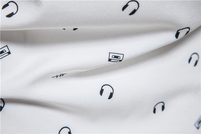 Camisa Estampada Blanca para Hombre - Diseño Moderno y Versátil - Image 11