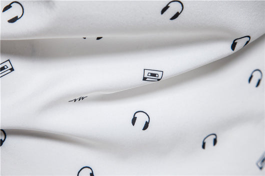 Camisa Estampada Blanca para Hombre - Diseño Moderno y Versátil - Image 11