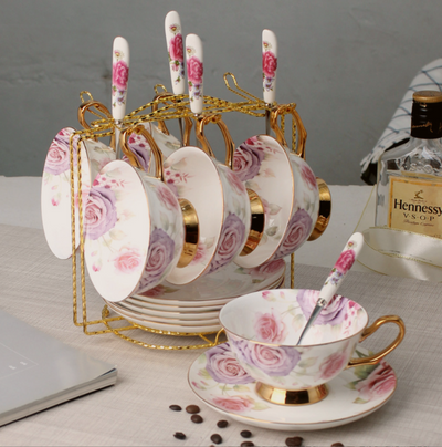 Juego de Tazas de Cerámica Europeas para Café - Image 12