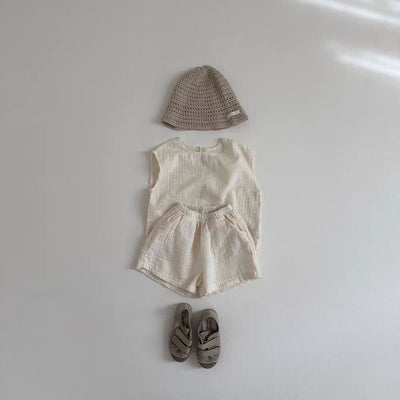 Conjunto de Shorts y Chaleco Transpirable a Juego para Niños - Image 10