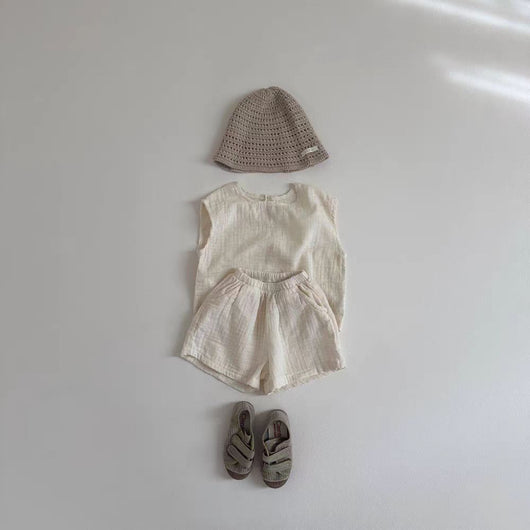 Conjunto de Shorts y Chaleco Transpirable a Juego para Niños - Image 10