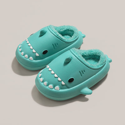 Pantuflas Tiburón Cartoon para Parejas - Zapatillas EVA Impermeables Invierno - Image 15