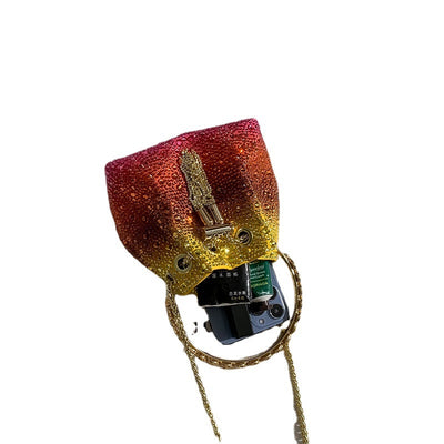 Bolso Tote Crossbody con Cadena de Cristales - Image 3