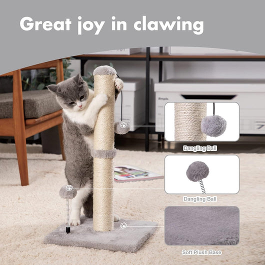 Rascador de Sisal Premium para Gatos y Gatitos con Pelota Colgante - Image 5