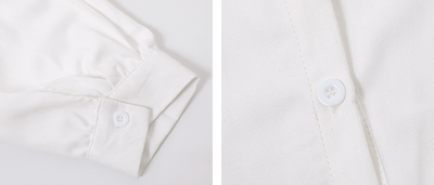 Blusa Blanca con Mangas Abullonadas - Diseño Elegante para Mujer - Image 12