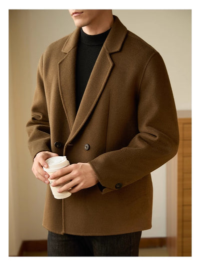 Abrigo de Lana Reversible para Hombre - Elegancia Ejecutiva - Image 4