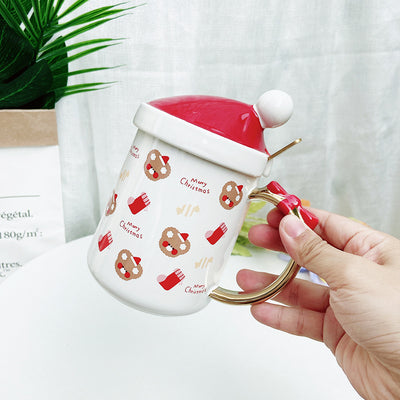 Taza de Cerámica Navideña Reno con Moño - Image 9