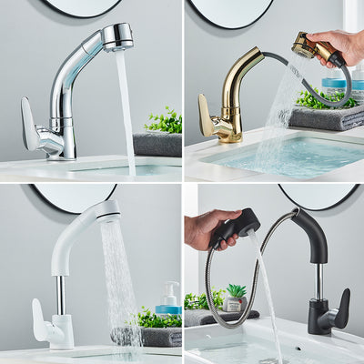 Grifo de Cocina y Baño Extraíble en Cobre Puro con Agua Fría y Caliente - Image 14