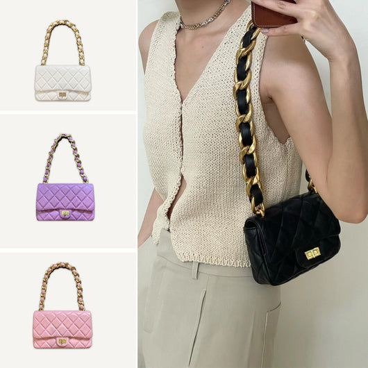 Bolso Axilar Elegante de Lujo para Mujer con Fragancia - Image 8