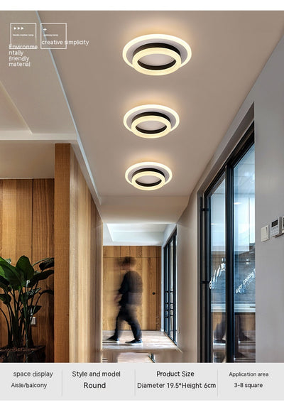 Lámpara LED de Techo para Pasillos, Entradas y Salones - Image 11