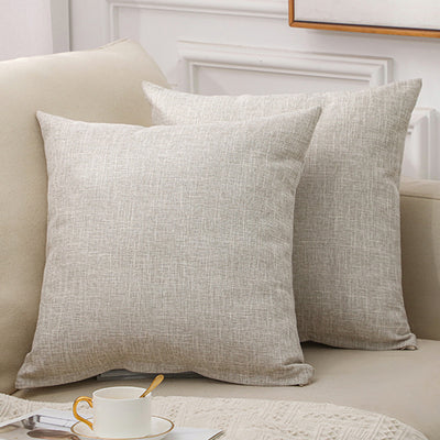 Almohada de Lino y Algodón para Sofá - Diseño Liso y Elegante - Image 13