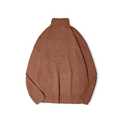 Suéter Cuello Alto Ajustado para Hombre y Adolescente - Tejido Cálido Invierno - Image 10