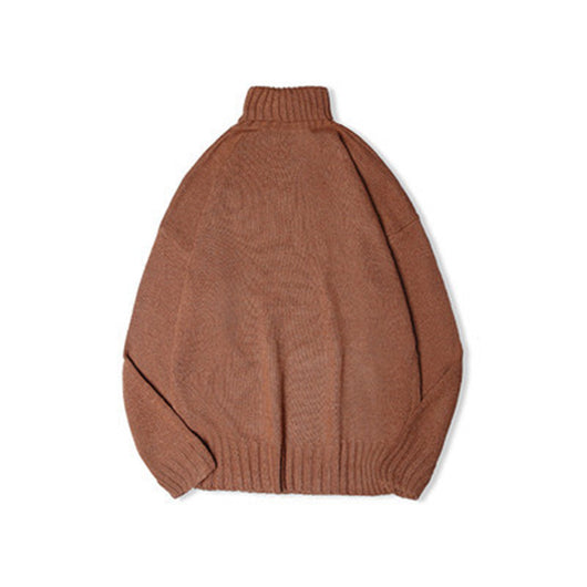 Suéter Cuello Alto Ajustado para Hombre y Adolescente - Tejido Cálido Invierno - Image 10