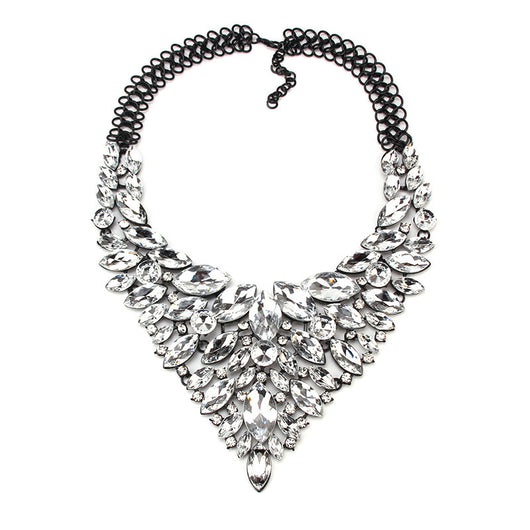Cadena de Suéter de Diamantes Completos - Collar de Aleación con Cristales de Lujo - Image 9