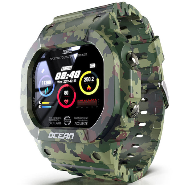 Reloj Inteligente con Monitor de Frecuencia Cardíaca, Presión Arterial y Pasos