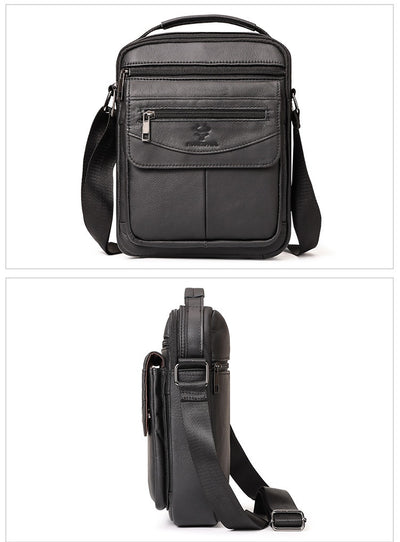 Mochila de Cuero Genuino para Hombre - Diseño Crossover Moderno - Image 25