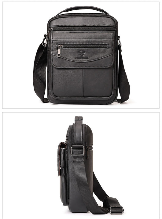 Mochila de Cuero Genuino para Hombre - Diseño Crossover Moderno - Image 25