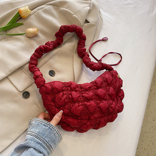 Bolso Bandolera Plisado Cloud - Versátil y Elegante para Todos tus Estilos - Image 7