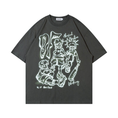 Camiseta Suelta Unisex de Moda Casual - Image 2