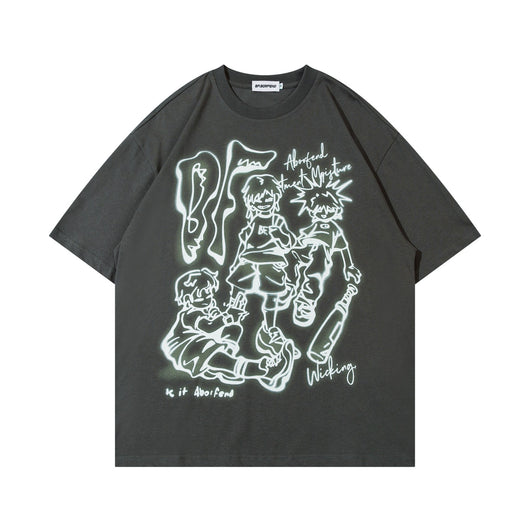 Camiseta Suelta Unisex de Moda Casual - Image 2