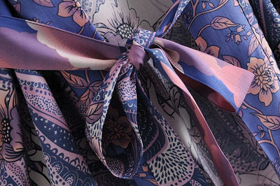 Kimono Cardigan Suelto con Estampado de Luna y Cinturón - Image 25