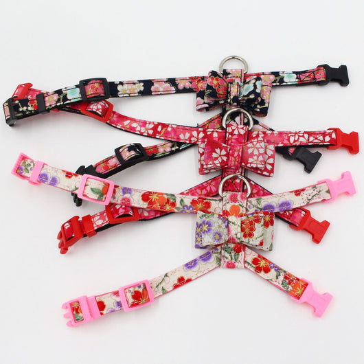 Arnés para Perro Pequeño Zephyr con Estampado de Moño